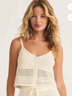 Crochet tank top size M
